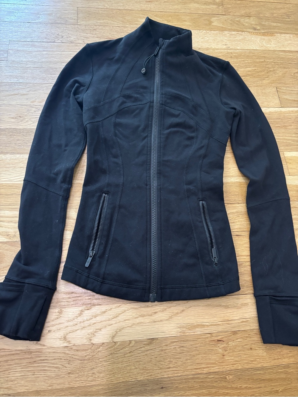 lululemon athletica Black Fitted Full-Zip Jacket